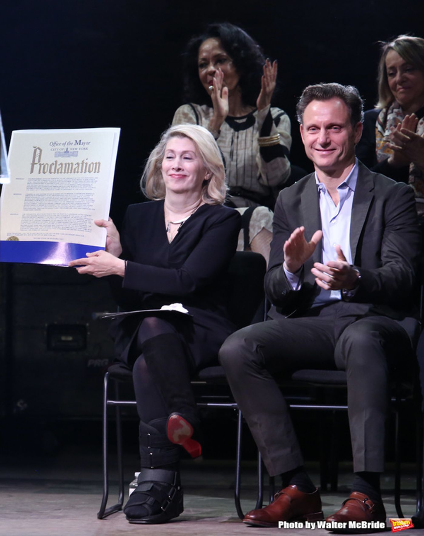 Photo Coverage: Lights Up! Second Stage Illuminates the Renovated Hayes Theater  Image