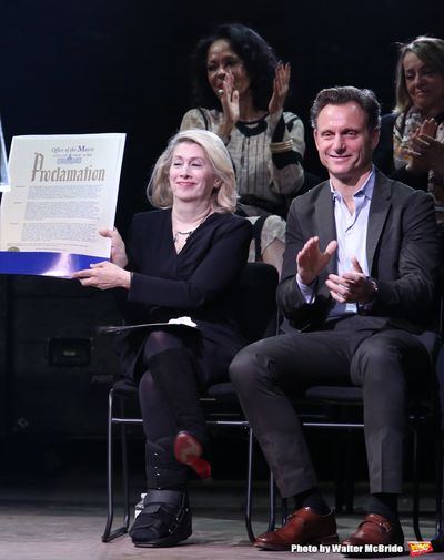 Carole Rothman and Tony Goldwyn  Photo