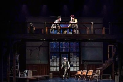 R. Hamilton Wright (Per) and Allen Fitzpatrick (Pekka) above and Christopher McLinden Photo
