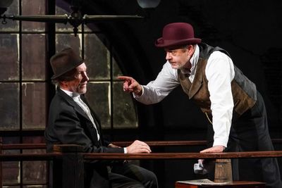 R. Hamilton Wright (Per) and Allen Fitzpatrick (Pekka) in Seattle Repertory Theatreâ Photo