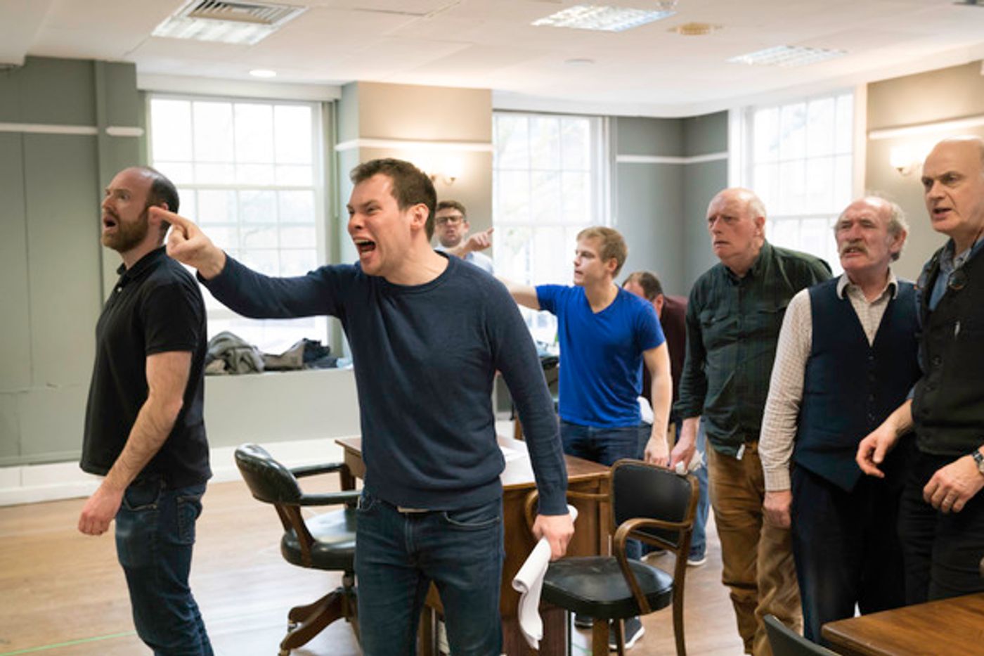 Photo Flash: In Rehearsal with the UK Tour of THIS HOUSE  Image