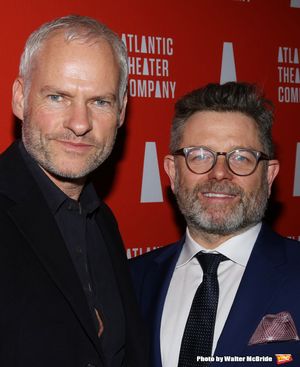 Playwright Martin McDonagh and director Matthew Dunster Photo