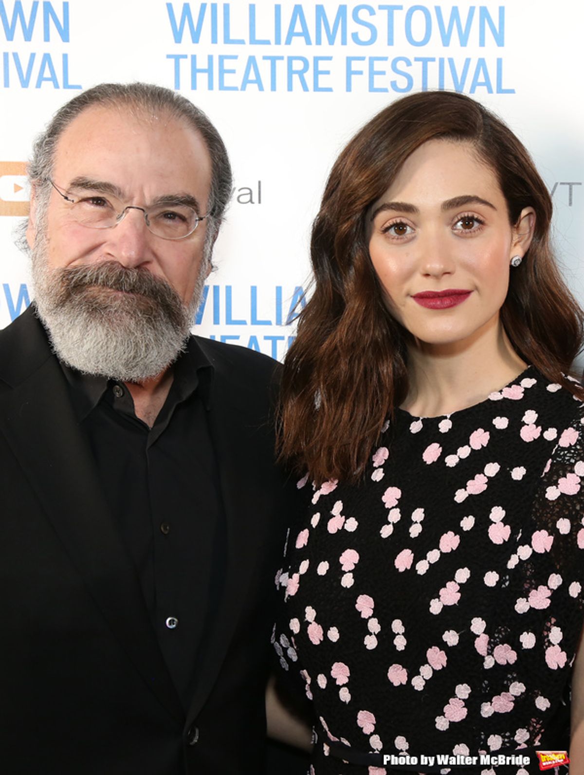 Mandy Patinkin and Emmy Rossum at 
