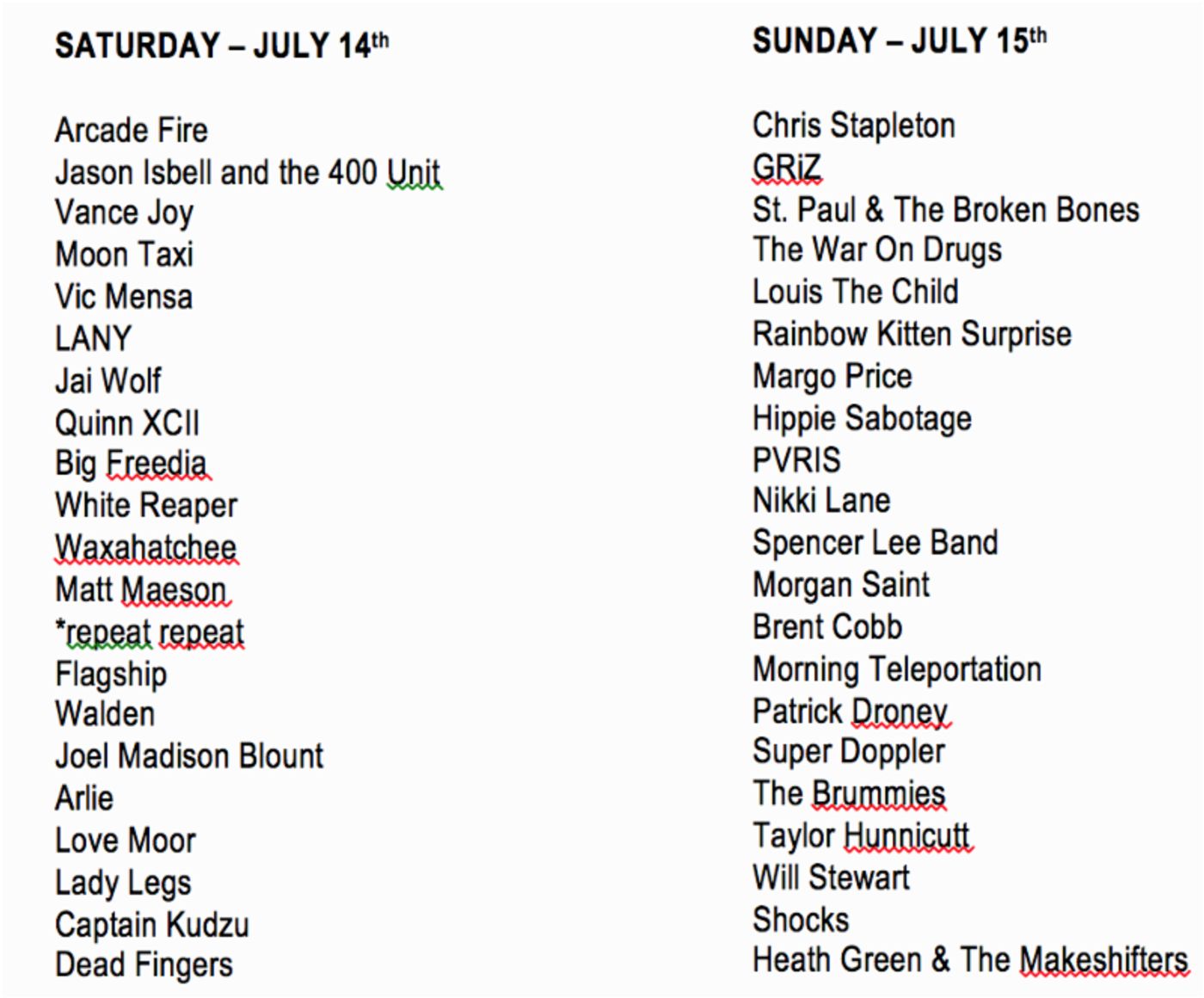 Sloss Music & Arts Festival Announces 2018 Lineup  Image