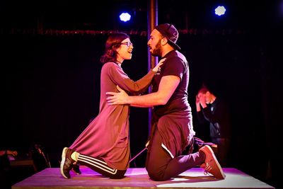 Meredith Kochan and Chuckie Benson in â€œTRUâ€ Photo