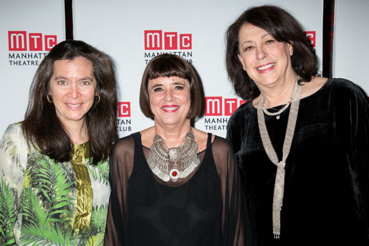 Diane Paulus, Eve Ensler, Lynne Meadow at 