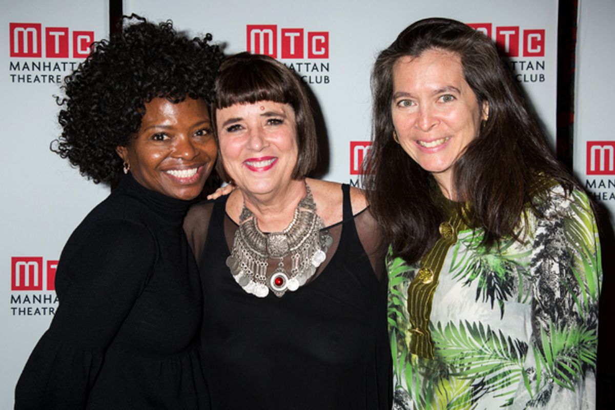LaChanze, Eve Ensler, Diane Paulus at 