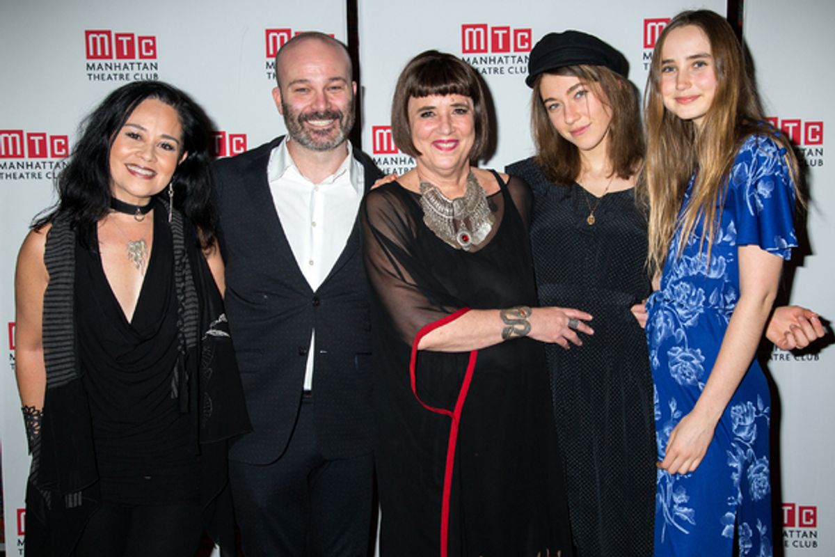 Eve Ensler and family at 