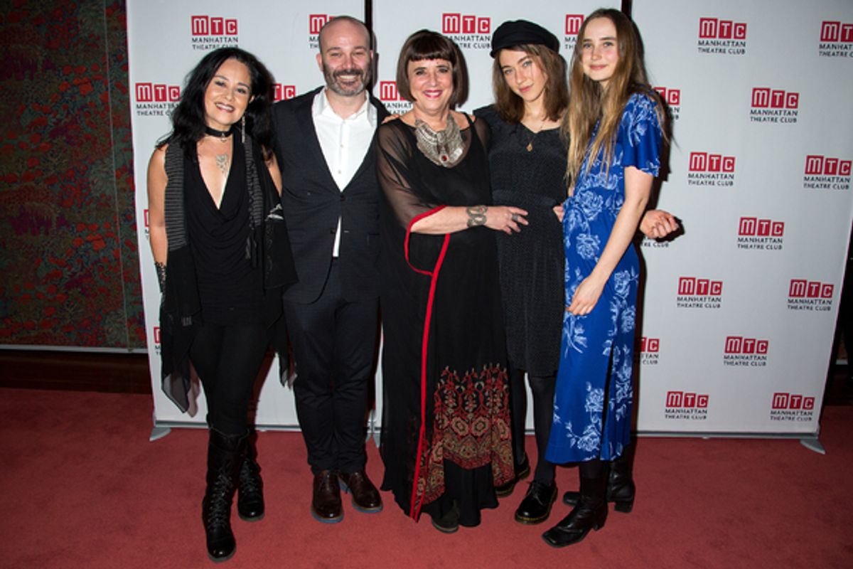 Eve Ensler and family at 