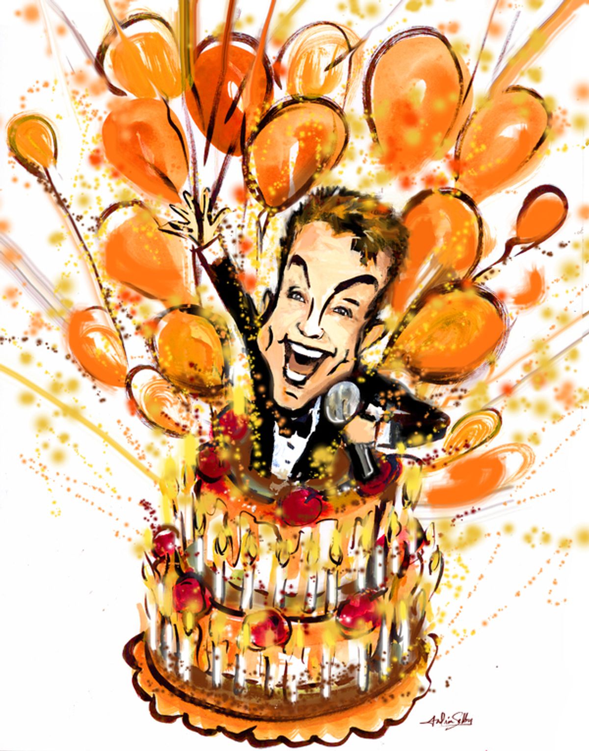 Jim Caruso, Max von Essen at 