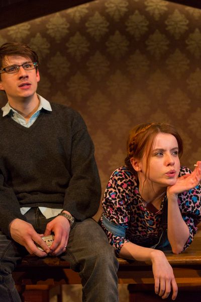Production photos of AGAIN, written by Stephanie Jacob. Trafalgar Studio 2.

Photo by Photo