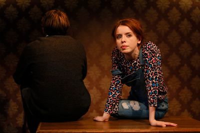 Production photos of AGAIN, written by Stephanie Jacob. Trafalgar Studio 2.

Photo by Photo