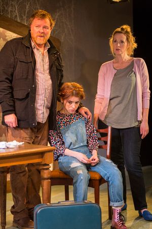 Production photos of AGAIN, written by Stephanie Jacob. Trafalgar Studio 2.

Photo by Photo