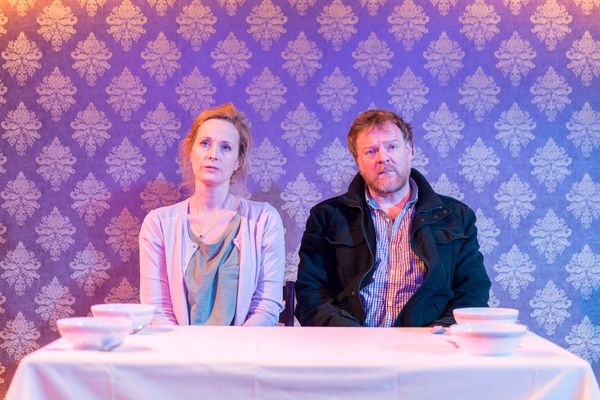 Production photos of AGAIN, written by Stephanie Jacob. Trafalgar Studio 2.

Photo by Photo
