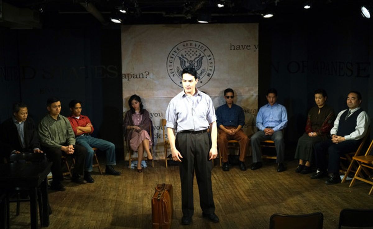 Dinh James Doan, David Huynh, Tony Vo, Leanne Cabrera, Chris Doi (center), Claro de los Reyes, Eric Elizaga, Shigeko Sara Suga, Scott Kitajima. at 