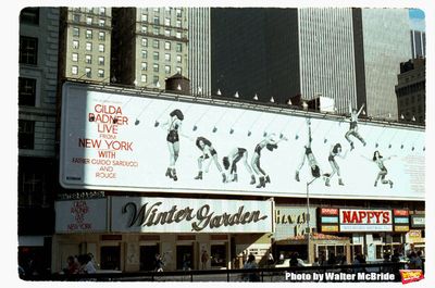 Theatre Marquee for â€˜Gilda Radner LIVE from New Yorkâ€™ on June 1, 1980 at Photo