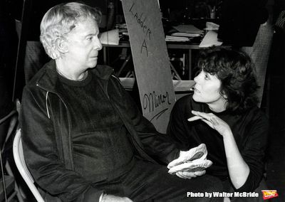 Diana Rigg in rehearsal with Sir Robert Helpmann for "Colette" at their rehearsal hal Photo