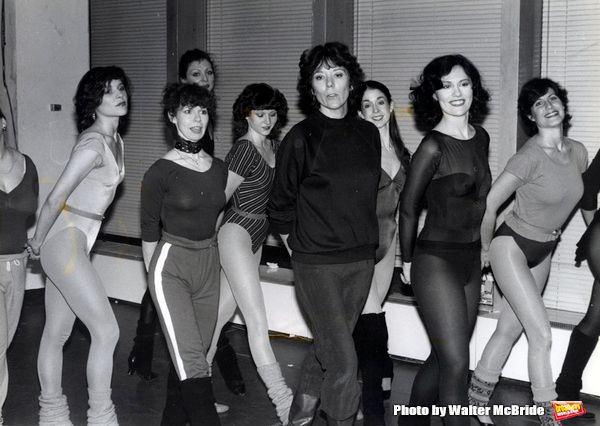 Diana Rigg in rehearsal with Sir Robert Helpmann for 