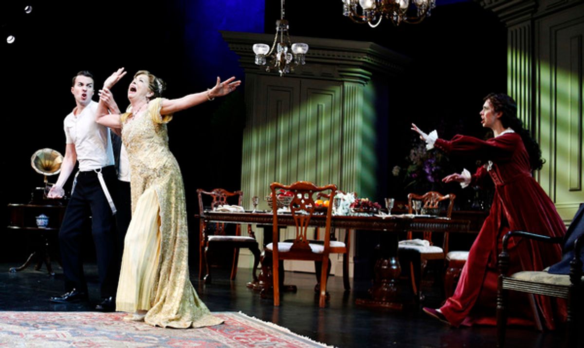 he Maltz Jupiter Theatreâ€™s sold out production of the psychological thriller An Inspector Calls is onstage through February 18. Pictured are Cliff Burgess, Angie Radosh and Charlotte Bydwell. Photo by Zak Bennett at 
