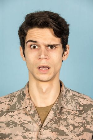 Robert Spence Gabriel as Isaac. Photo