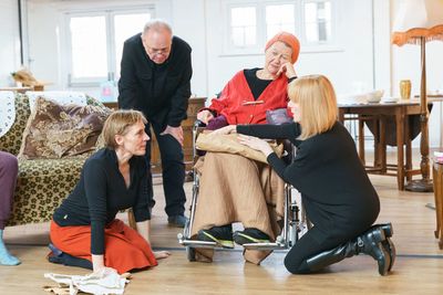 Saskia Reeves (Katherine), Jonathan Coy (Geoffrey), Sandra Voe (Ida) & Wendy Nottingh Photo