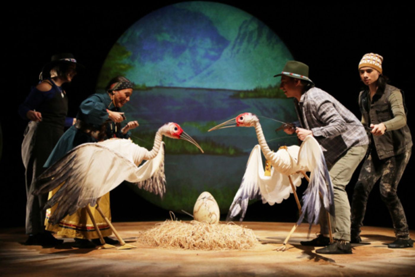 Photo Flash: AJIJAAK ON TURTLE ISLAND Opens at La MaMa  Image