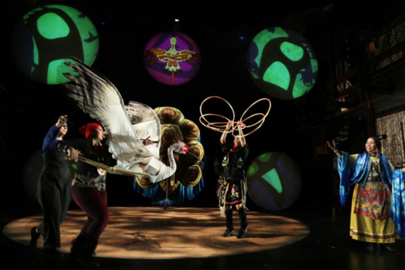 Photo Flash: AJIJAAK ON TURTLE ISLAND Opens at La MaMa  Image