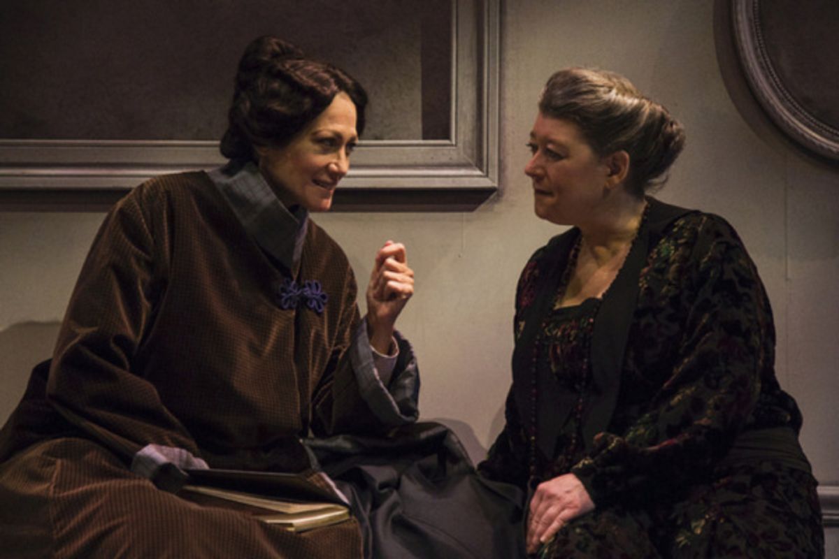 Valerie Leonard (Claribel Cone/ Gertrude Stein) and Grace Bauer (Etta Cone) at 