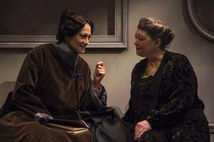 Valerie Leonard (Claribel Cone/ Gertrude Stein) and Grace Bauer (Etta Cone) @ BroadwayWorld Valerie Leonard (Claribel Cone/ Gertrude Stein) and Grace Bauer (Etta Cone) Photo