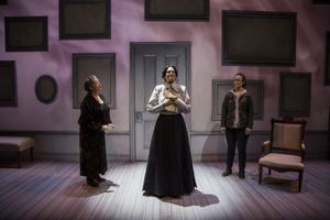 Grace Bauer (Etta Cone), Valerie Leonard (Claribel Cone/ Gertrude Stein), and Keri Eastridge (Writer) @ BroadwayWorld Grace Bauer (Etta Cone), Valerie Leonard (Claribel Cone/ Gertrude Stein), and Keri Ea Photo