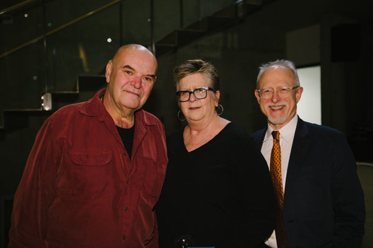 Jack Willis (President Lyndon Baines Johnson), Director Kyle Donnelly and Playwright Robert Schenkkan at 