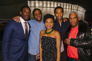 Gary-Kayi Fletcher (James Bevel and others), Bowman Wright (Dr. Martin Luther King, Jr.), Deonna Bouye (Coretta Scott King and others), JaBen Early (Stokely Carmichael and others) and Craig Wallace (Ralph Abernathy and others) @ BroadwayWorld Gary-Kayi Fletcher (James Bevel and others), Bowman Wright (Dr. Martin Luther King, J Photo