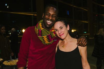 Desmond Bing (Bob Moses and others) and Susan Rome (Lady Bird Johnson) Photo