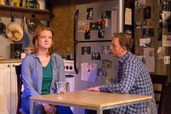 Nancy Nagrant and John Long in TIME STANDS STILL. Photo by Hunter Canning
 Photo