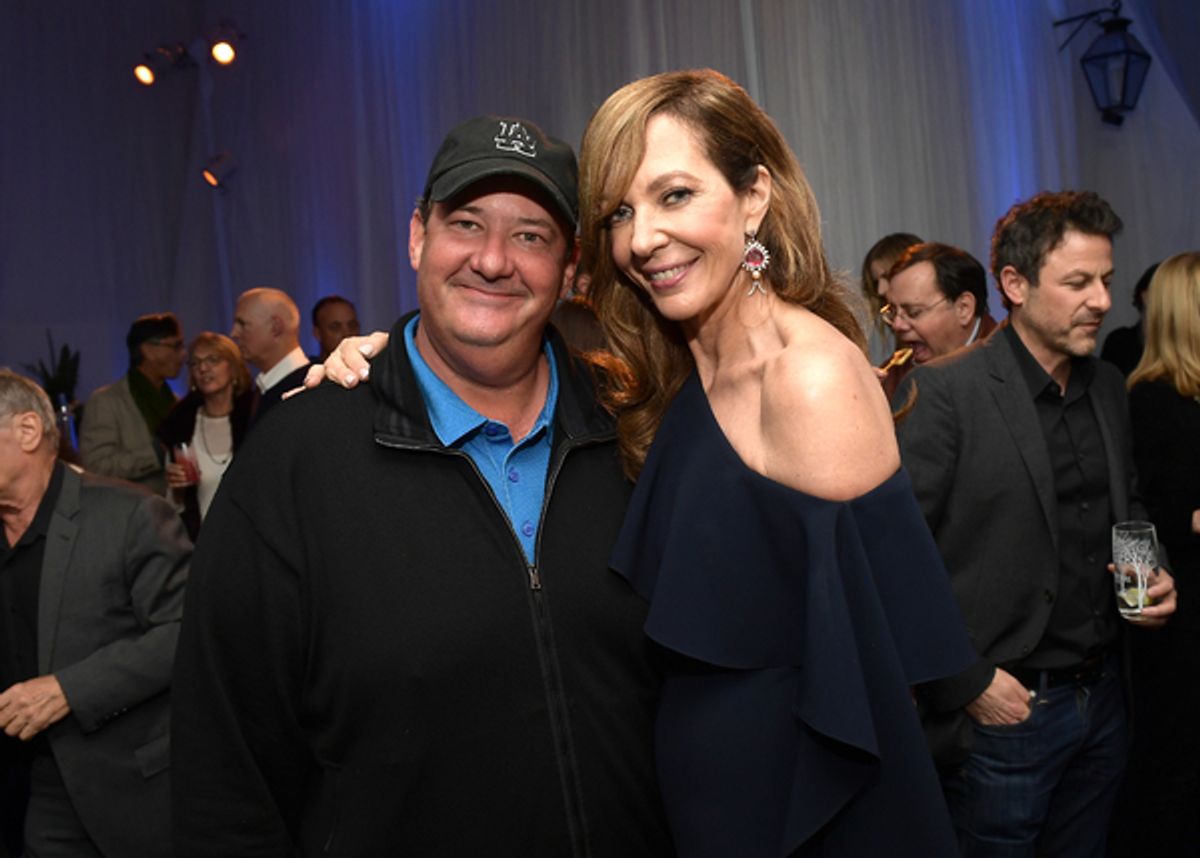 Brian Baumgartner and Allison Janney at 