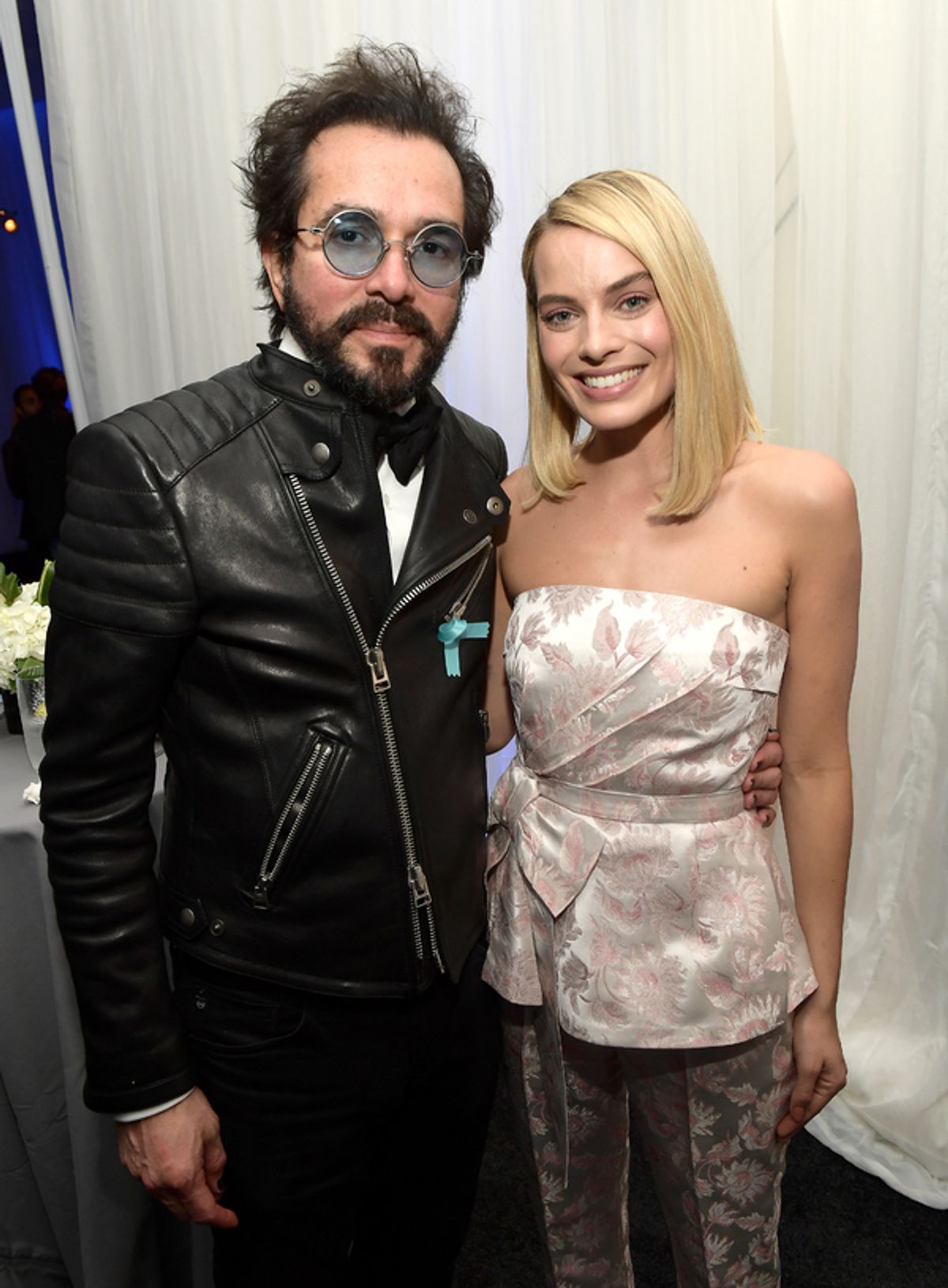 SBIFF executive director Roger Durling and actress Margot Robbie at 