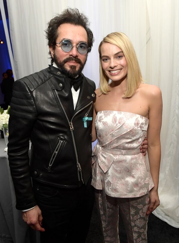 SBIFF executive director Roger Durling and actress Margot Robbie Photo