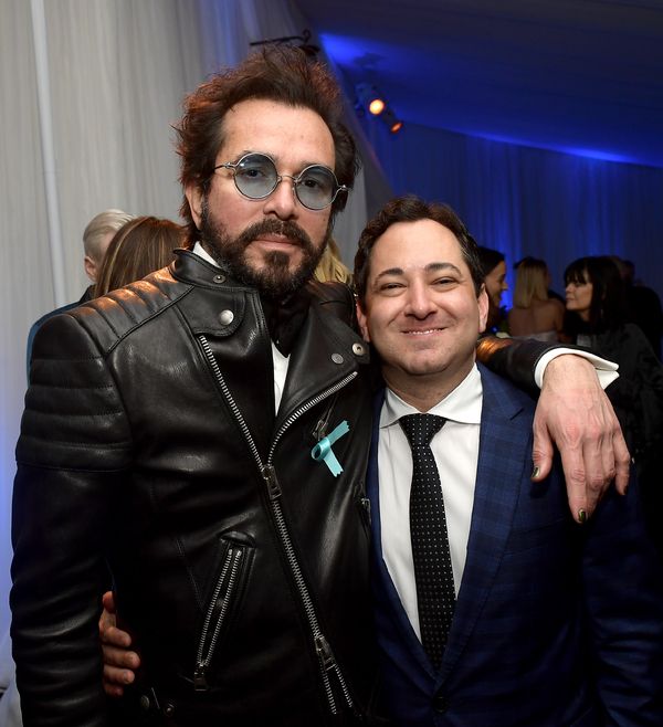 Scott Feinberg and SBIFF executive director Roger Durling Photo