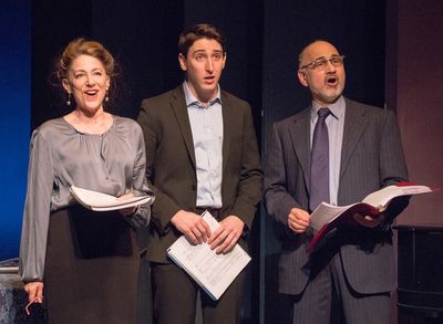 Lori Wilner, Ben Fankhauser, Ned Eisenberg Photo