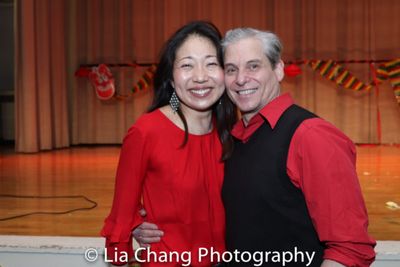 Lainie Sakakura, with her husband, Alex Sanchez Photo