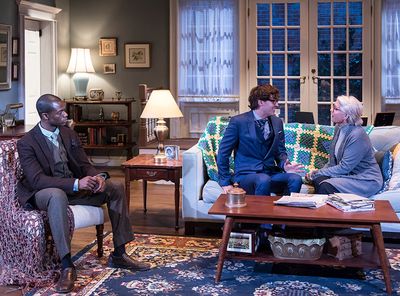 Timothy P. Brown, Matthew Grondin and Meredith Baxter Photo