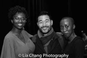 The Parsnip Ship host Iyvon Edebiri, playwright and actor Daniel K. Isaac and Ashley Theagene, Head House Manager at The Actors Fund Arts Center
@ BroadwayWorld The Parsnip Ship host Iyvon Edebiri, playwright and actor Daniel K. Isaac and Ashley Photo