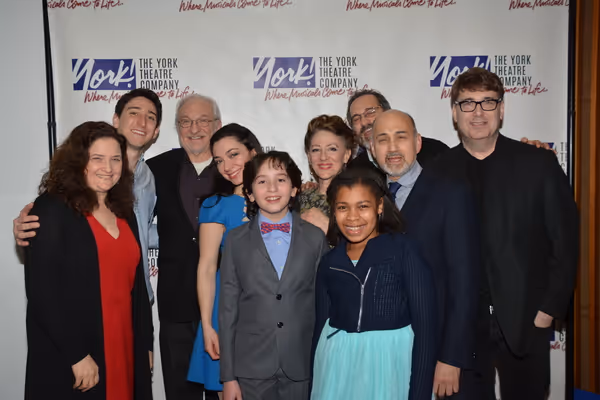 Annette Jolles and Darren R. Cohen with the cast- Ben Fankhauser, Tim Jerome, Julie B Photo