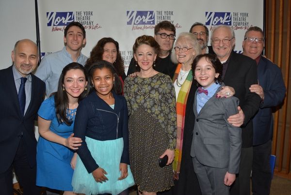 Margaret Styne widow of Julie Styne joins Annette Jolles, Darren R. Cohen and James M Photo