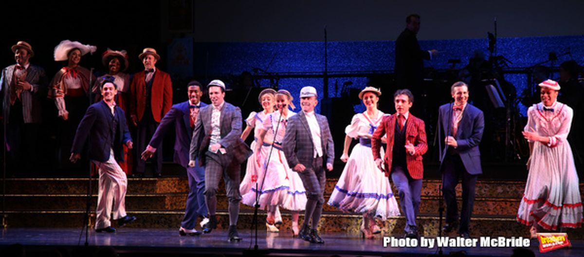 Clyde Alves and Joel Grey and cast  at 