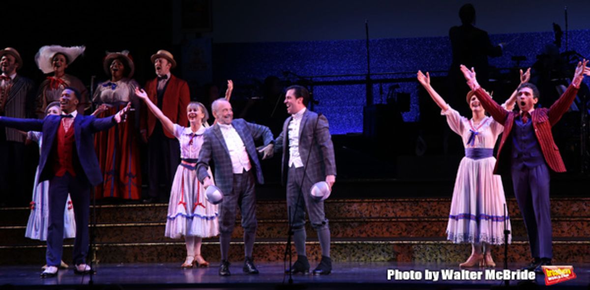 Joel Grey and Clyde Alves and cast  at 