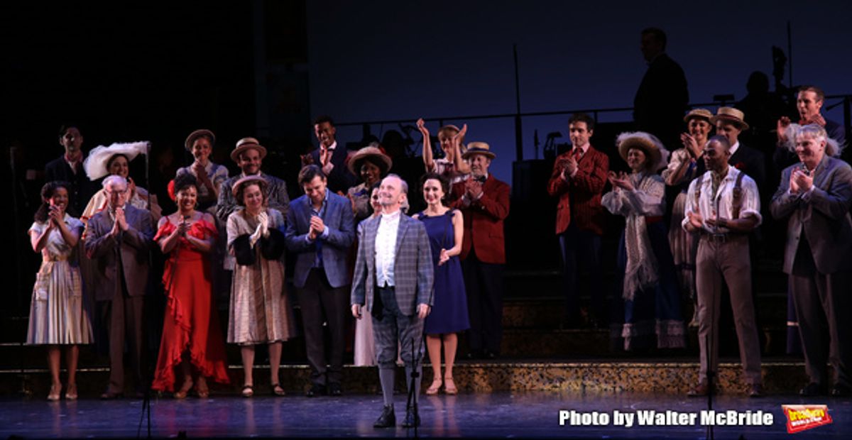 Joel Grey and cast at 
