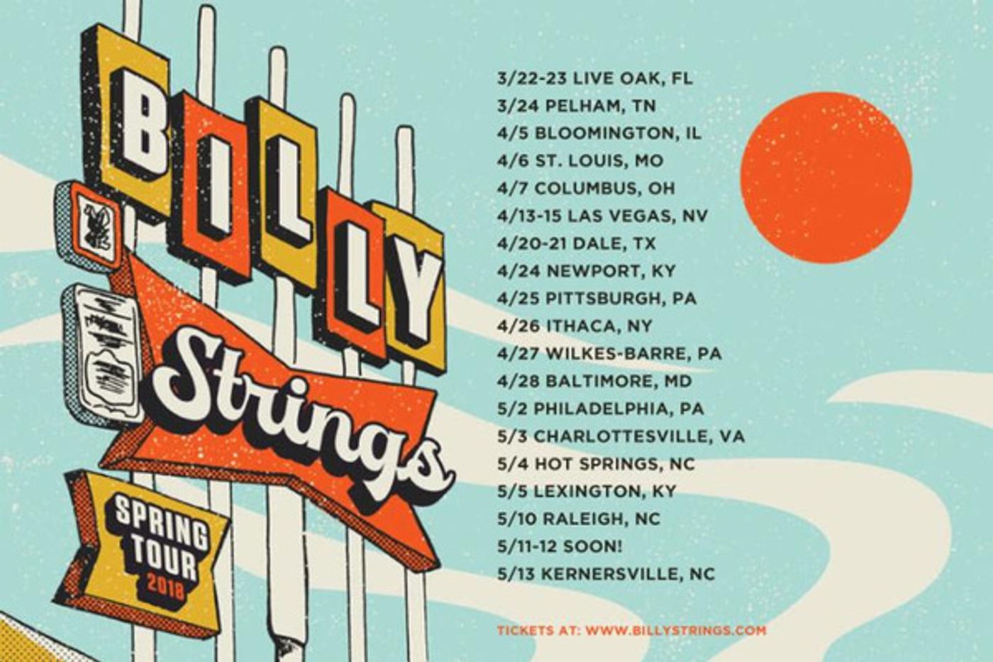 Billy Strings Announces Spring 2018 Tour Billy Strings Announces Spring 2018 Tour Image
