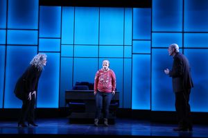 Debra Monk, Jamie Brewer and Mark Blum Photo