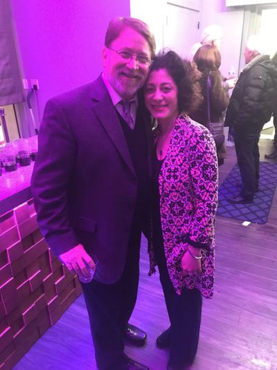 Warner Crocker (Director) and Dana Tretta (Gilda Radner) Photo